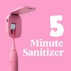 image:imageMade By Dentists PROX UV Toothbrush Sanitizer Clip  5Minute UVC Cycle 30Day Battery Universal Fit for Manual amp Electric Toothbrushes TSAFriendly Portable PinkPink