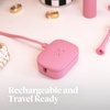 image:imageMade By Dentists PROX UV Toothbrush Sanitizer Clip  5Minute UVC Cycle 30Day Battery Universal Fit for Manual amp Electric Toothbrushes TSAFriendly Portable PinkPink