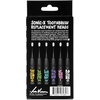 image:imageMade By Dentists Sonic X Replacement Heads  6 Brush Heads 2x3 Packs Soft Bristles for Kids and Teens 18 Months Supply Fits Only Sonic X Electric ToothbrushesBlack