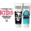 image:imageMade by Dentists Kids Fluoride Toothpaste 4Pack  Anticavity Watermelon Childrens Toothpaste SLSFree Enamel Safe Natural Flavors Vegan amp CrueltyFree Toddler amp Kids Ages 2 SharkBubblegum