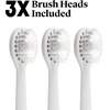 image:imageMade by Dentists PROX Replacement Brush Heads for Adults  Compatible with PROX Sonic Toothbrush 3 Pack  DentistDesigned Deep Plaque Removal Soft Bristles TravelReady PinkWhite