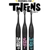 image:imageMade by Dentists Sonic X Electric Toothbrush  Rechargeable Kids Sonic Toothbrush 8X Plaque Removal 2 Speed Modes 2Minute Timer 6 Brush Heads Included Tweens Ages 7 Good Vibes Only EditionBlack and White