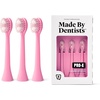 image:imageMade by Dentists PROX Replacement Brush Heads for Adults  Compatible with PROX Sonic Toothbrush 3 Pack  DentistDesigned Deep Plaque Removal Soft Bristles TravelReady PinkPink