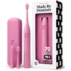image:imageMade by Dentists PROX Sonic Electric Toothbrush for Adults  70Day Battery on One Charge DentistDesigned Whitening Rechargeable Toothbrush 3 Brush Heads amp Travel Case 3 Modes PinkPink