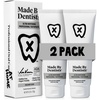 image:imageMade by Dentists Professional Enamel Rebuilding Toothpaste  2 Pack  Remineralizing Nano Hydroxyapatite Toothpaste with Sodium Fluoride ADA Approved Vegan 2 x 42ozUltra Whitening