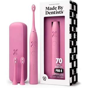 image:imageMade by Dentists PROX Sonic Electric Toothbrush for Adults  70Day Battery on One Charge DentistDesigned Whitening Rechargeable Toothbrush 3 Brush Heads amp Travel Case 3 Modes PinkPink