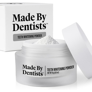 image:imageMade by Dentists Teeth Whitening Powder  Hydroxyapatite Formula with Pap amp Diamond Pwdr Remineralizing Tooth Powder Mix with Any Toothpaste Removes Coffee amp Wine Stains Safe for Sensitive Teeth