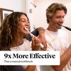 image:imageMade by Dentists PROX Sonic Electric Toothbrush for Adults  70Day Battery on One Charge DentistDesigned Whitening Rechargeable Toothbrush 3 Brush Heads amp Travel Case 3 Modes BlueWhite