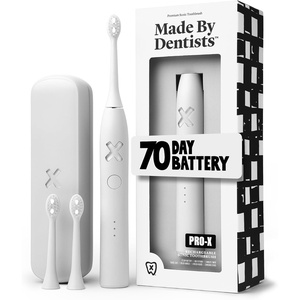image:imageMade by Dentists PROX Sonic Electric Toothbrush for Adults  70Day Battery on One Charge DentistDesigned Whitening Rechargeable Toothbrush 3 Brush Heads amp Travel Case 3 Modes BlueWhite