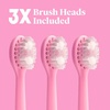 image:imageMade by Dentists PROX Replacement Brush Heads for Adults  Compatible with PROX Sonic Toothbrush 3 Pack  DentistDesigned Deep Plaque Removal Soft Bristles TravelReady BluePink
