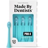 image:imageMade by Dentists PROX Replacement Brush Heads for Adults  Compatible with PROX Sonic Toothbrush 3 Pack  DentistDesigned Deep Plaque Removal Soft Bristles TravelReady BlueBlue