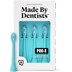 image:imageMade by Dentists PROX Replacement Brush Heads for Adults  Compatible with PROX Sonic Toothbrush 3 Pack  DentistDesigned Deep Plaque Removal Soft Bristles TravelReady BlueBlue